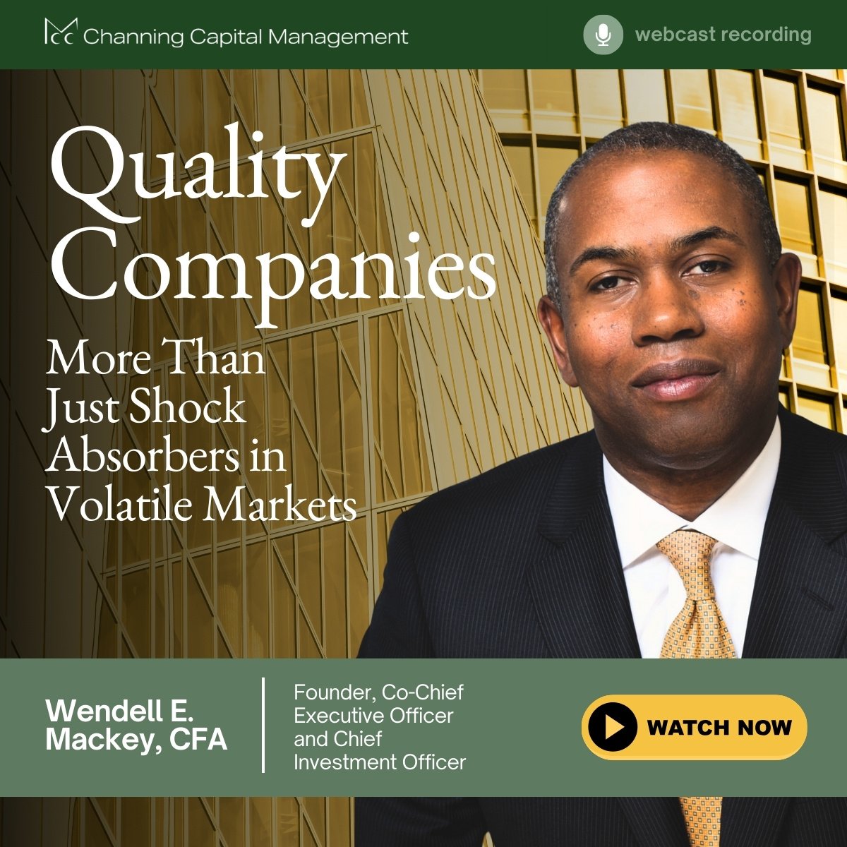 Investing in Quality Companies - Channing Capital Management